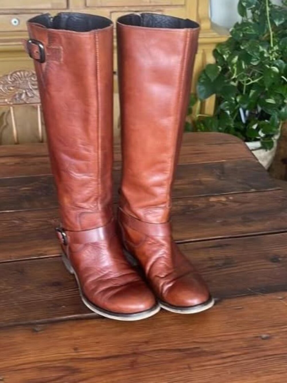 Leather Riding Boots Size 36